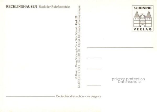 Recklinghausen Westfalen Ruhrfestspielhaus Kunibertstra?e Propst – Bild 2