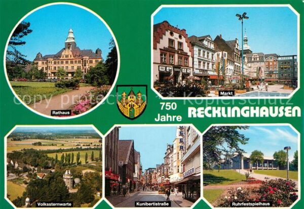 Recklinghausen Westfalen Rathaus Volkssternwarte Kunibertstra?e