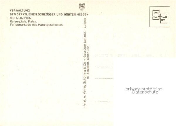 Gelnhausen Kaiserpfalz Fensterarkade Hauptgeschoss – Bild 2