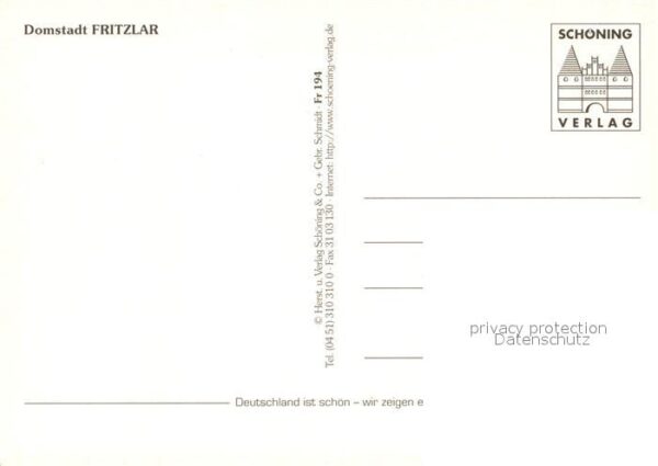 Fritzlar Markt Rathaus Fachwerkh?user T?rme – Bild 2