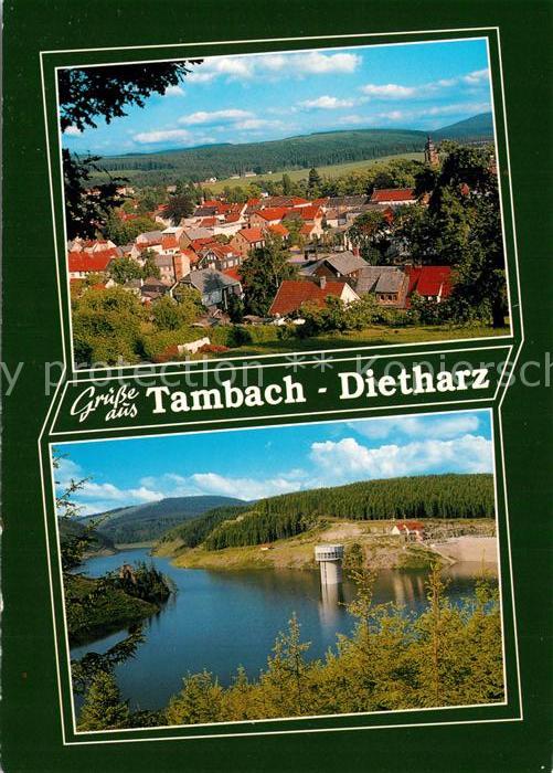 Tambach-Dietharz Panorama Schmalwassertalsperre Trinkwas