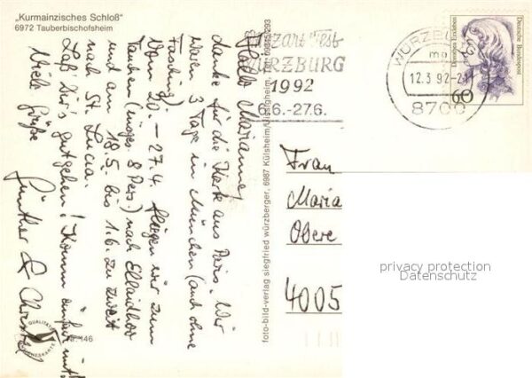 Tauberbischofsheim Kurmainzisches Schloss Fachwerk – Bild 2
