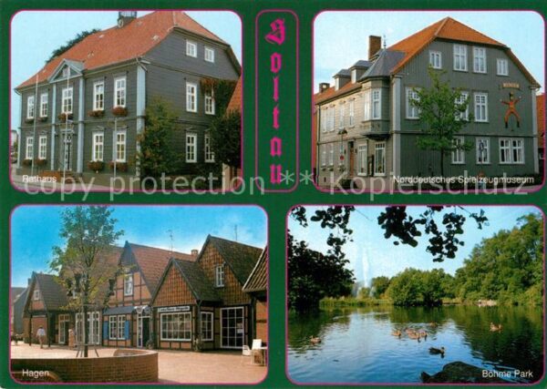 Hagen Bad Bramstedt Böhme-Park Spielzeugmuseum Rathaus