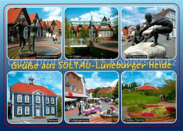 Soltau Hagen Hochzeitsbrunne Therme Rathaus FG