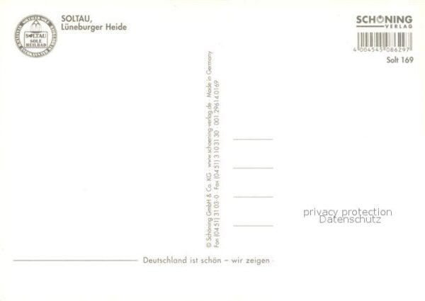 Soltau Brunnen Kirche Brücke Heide – Bild 2
