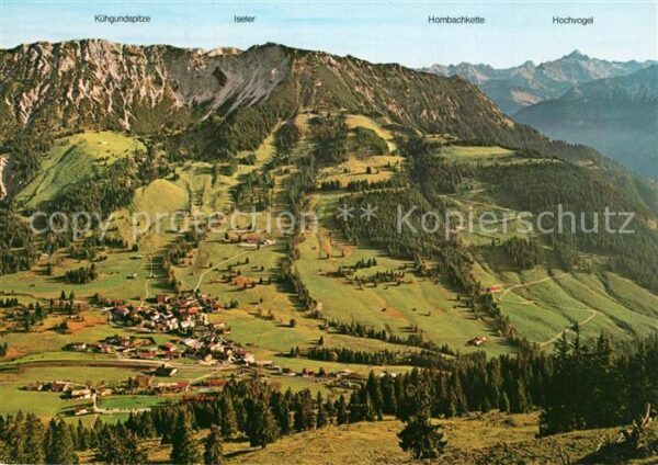Oberjoch Fliegeraufnahme Höchstes Bergdorf Deuts