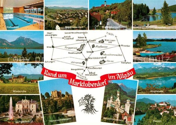 Marktoberdorf Hallenbad Forggensee Wieskirche Linderh