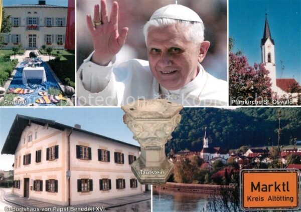 Marktl Inn Geburtshaus von Pabst Benedikt Pfarrhof