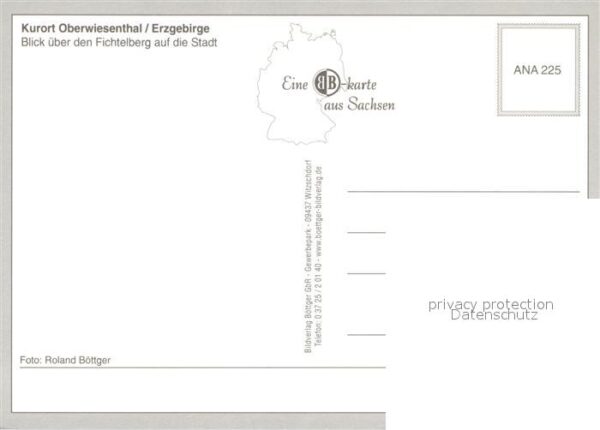 Oberwiesenthal Erzgebirge Fliegeraufnahme mit Fichtelberg – Bild 2