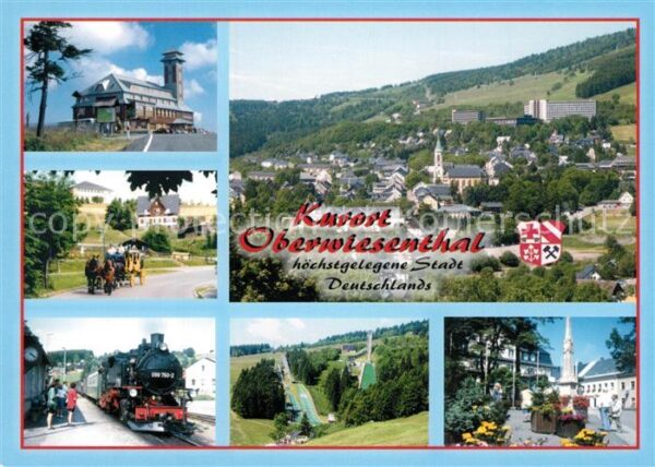 Oberwiesenthal Erzgebirge Dampflok Sprungschanze