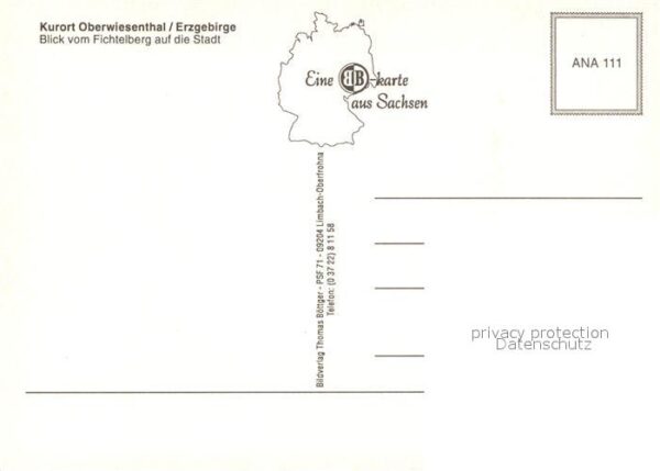 Oberwiesenthal Erzgebirge Blick vom Fichtelberg Seilbahn – Bild 2