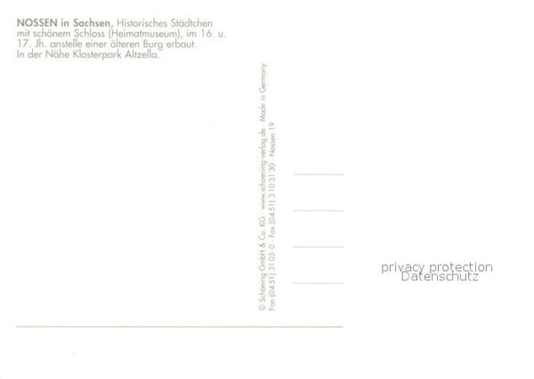 Nossen Rathaus Markt Schloss Pfarrrkirche – Bild 2
