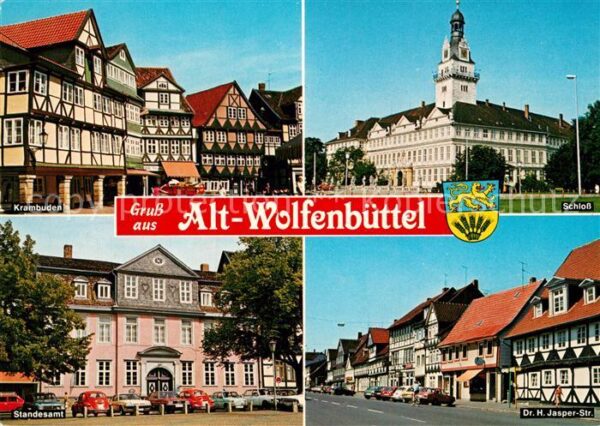 Wolfenbuettel Krambuden Schloß Standesamt Dr. H. Jasp