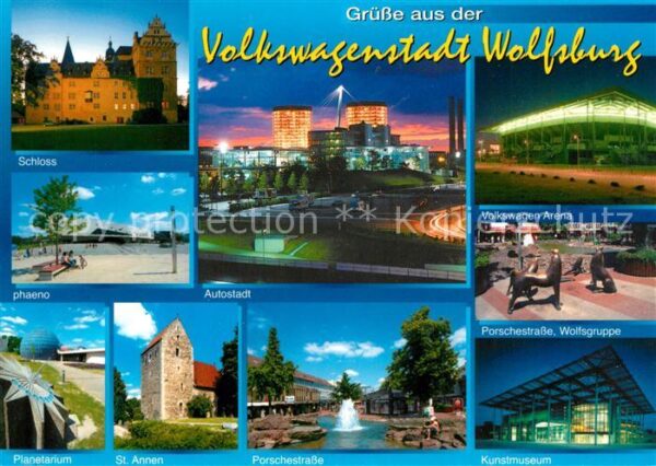 Wolfsburg Schloss Volkswagen-Arena Planetarium Ph