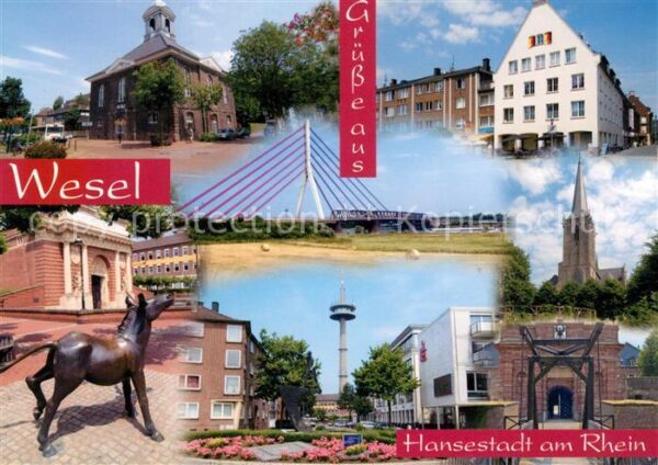 Wesel Rhein Hansestadt Ziehbrücke
