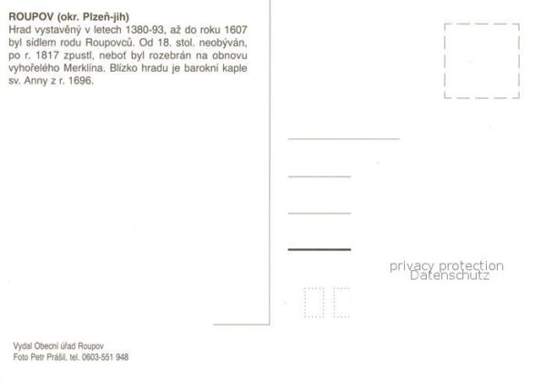 Plzen Pilsen Hrad Roupov – Bild 2