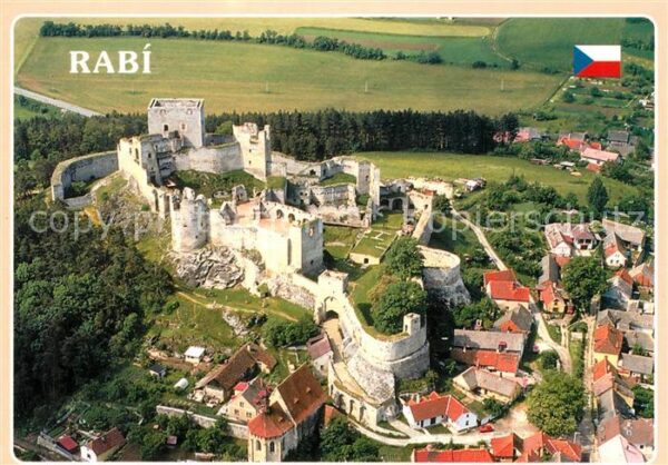 Rabi Fliegeraufnahme Burgruine