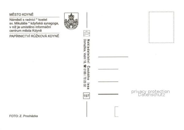 Kdyne Namesti s radnici Kirche – Bild 2