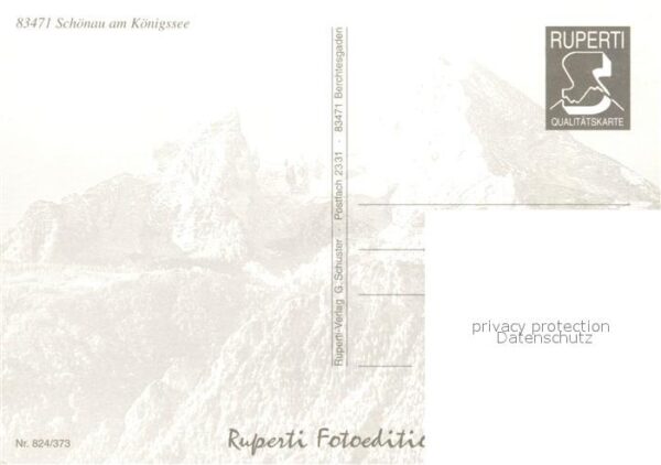 Schoenau Koenigssee Watzmann Hochkalter St. Bartholomä – Bild 2