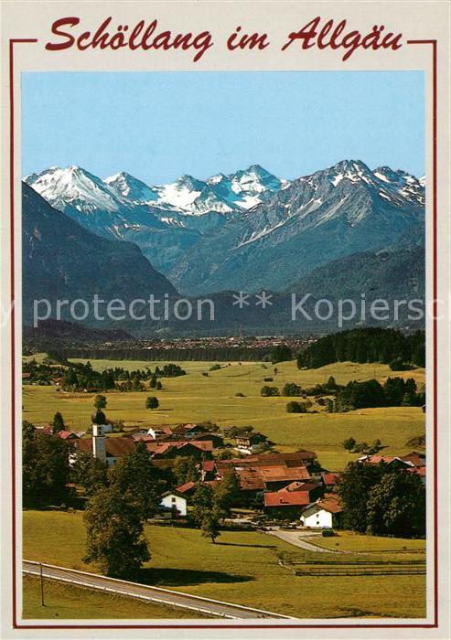 Schoellang Fliegeraufnahme mit Oberstdorf