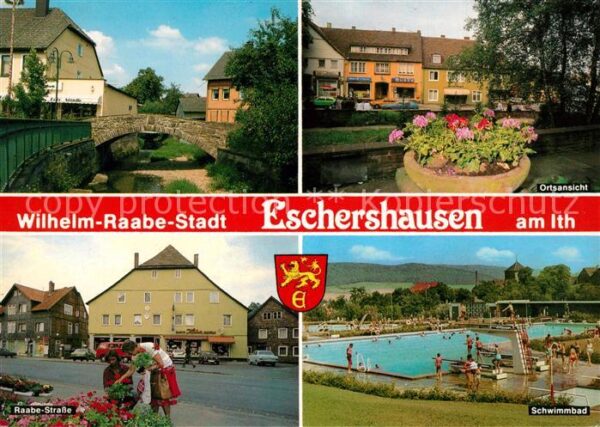 Eschershausen Holzminden Wilhelm-Raabe-Stadt Freibad Raabe-Stras