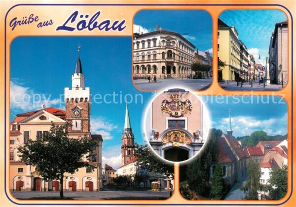 Loebau Sachsen Rathaus Johanniskirche Gartenstrasse Zi