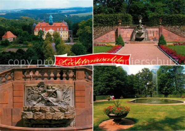 Lichtenwalde Sachsen Barockgarten mit Wasserkünsten