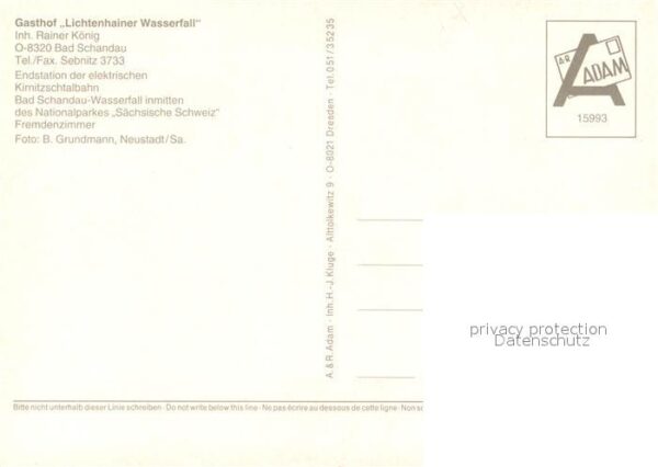 Bad Schandau Gasthaus Lichtenhainer Wasserfall – Bild 2