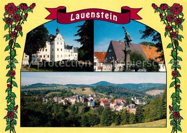 Lauenstein Erzgebirge Schloß Falknerbrunnen