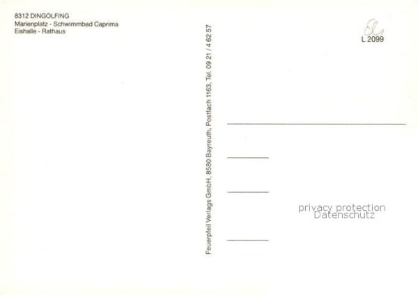 Dingolfing Marienplatz Schwimmbad Caprima Eishalle – Bild 2
