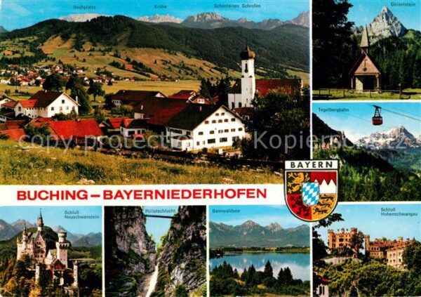 Bayerniederhofen Buching Tegelbergbahn Schloß-Neuschwans