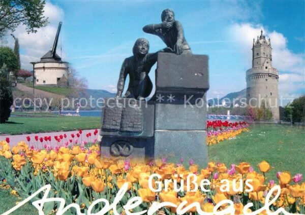 Andernach Skulptur in Parkanlage