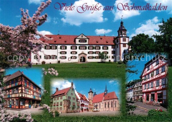 Schmalkalden Schloss-Wilhelmsburg Stille-Gasse Fachw