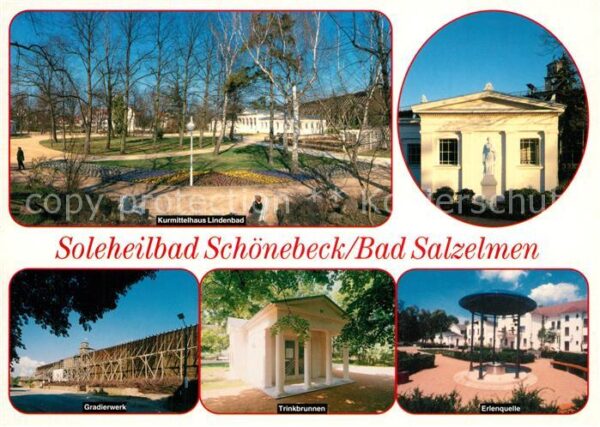 Schoenebeck Elbe Soleheilbad Kurmittelhaus Gradierwerk T