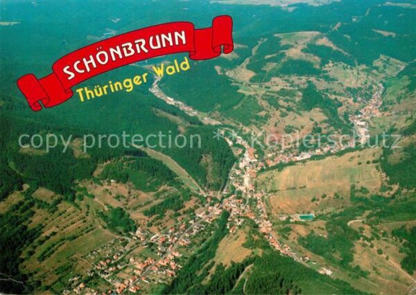 Schoenbrunn Schleusegrund Fliegeraufnahme