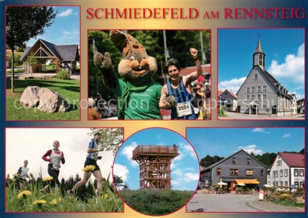Schmiedefeld Rennsteig Kurpark Brauplatz Rennsteiglauf Finterb