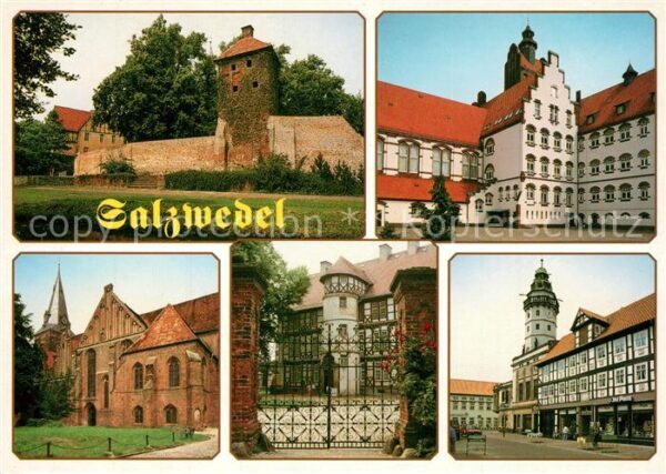 Salzwedel Stadtmauer Comeniusschule Johann-Friedr