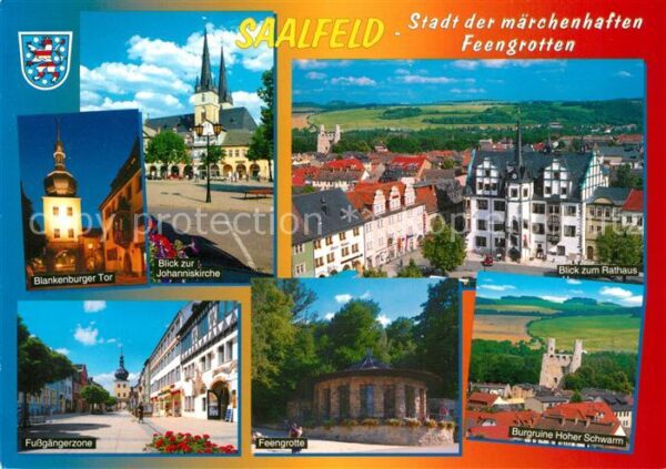 Saalfeld Saale Blankenburger-Tor Feengrotte Burgruine-