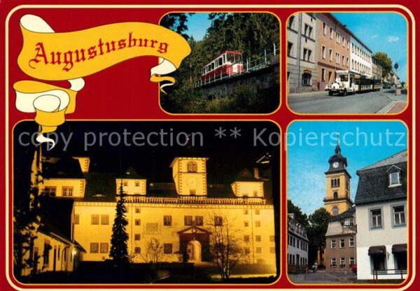 Augustusburg Standseilbahn Schloß Kirche