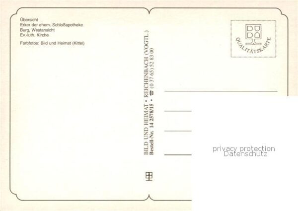 Mylau Erker der Schloßapotheke Burg – Bild 2