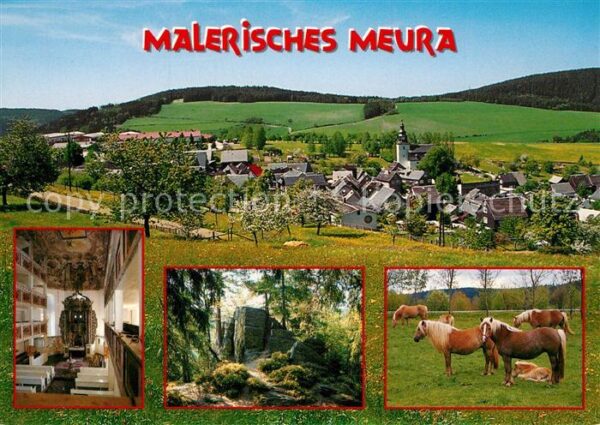 Meura Meurasteine Pferde Haflinger