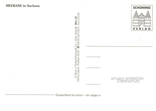 Meerane Pestalozzistrasse Teichplatz Markt Rath – Bild 2