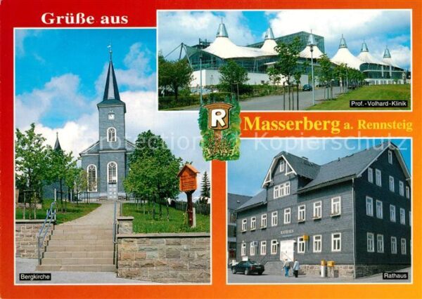Masserberg Bergkirche Rathaus Prof. Volhard-Klinik