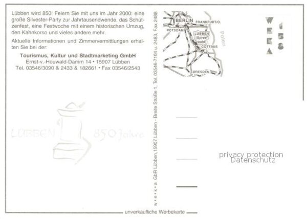Luebben Spreewald Bootsfahrt Stadtmauer – Bild 2