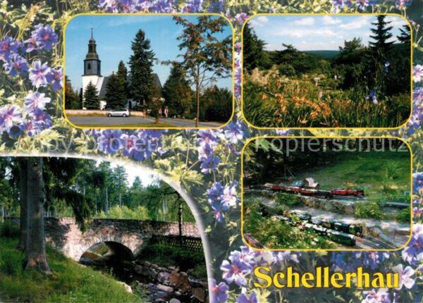 Schellerhau Kirchen Botanischer-Garten Schinderbrüc