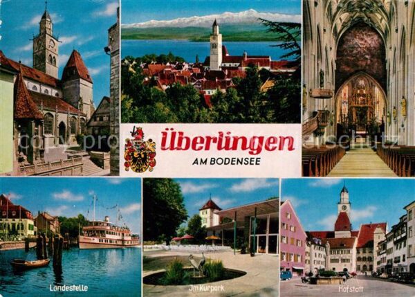 Ueberlingen Bodensee Kirche Landestelle Kurpark Hofstatt