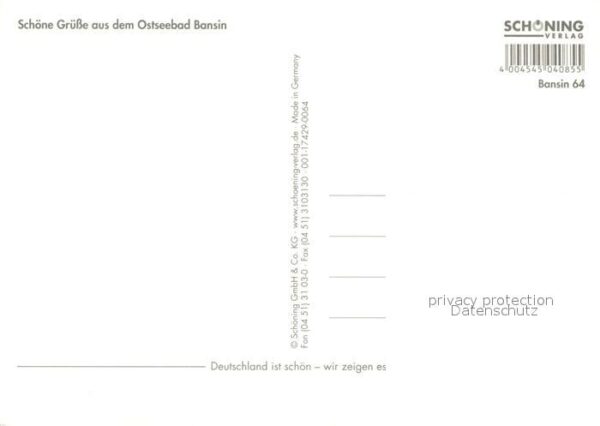 Bansin Ostseebad Strand Reha Kliniken Panoramakarte – Bild 2