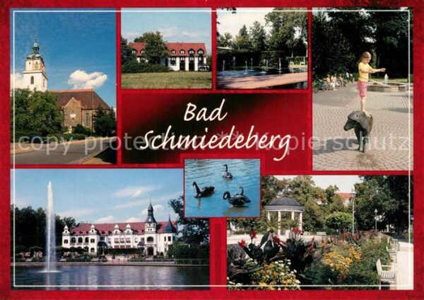 Bad Schmiedeberg Kirche Kurhotel Wasserspiele Kurpark Po