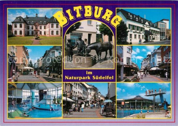 Bitburg Schloss Freibad Hallenbad Denkmal Stadt