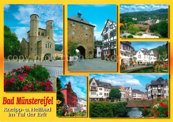 Bad Muenstereifel Schloss Fachwerkh?user Stadttor Stadtan